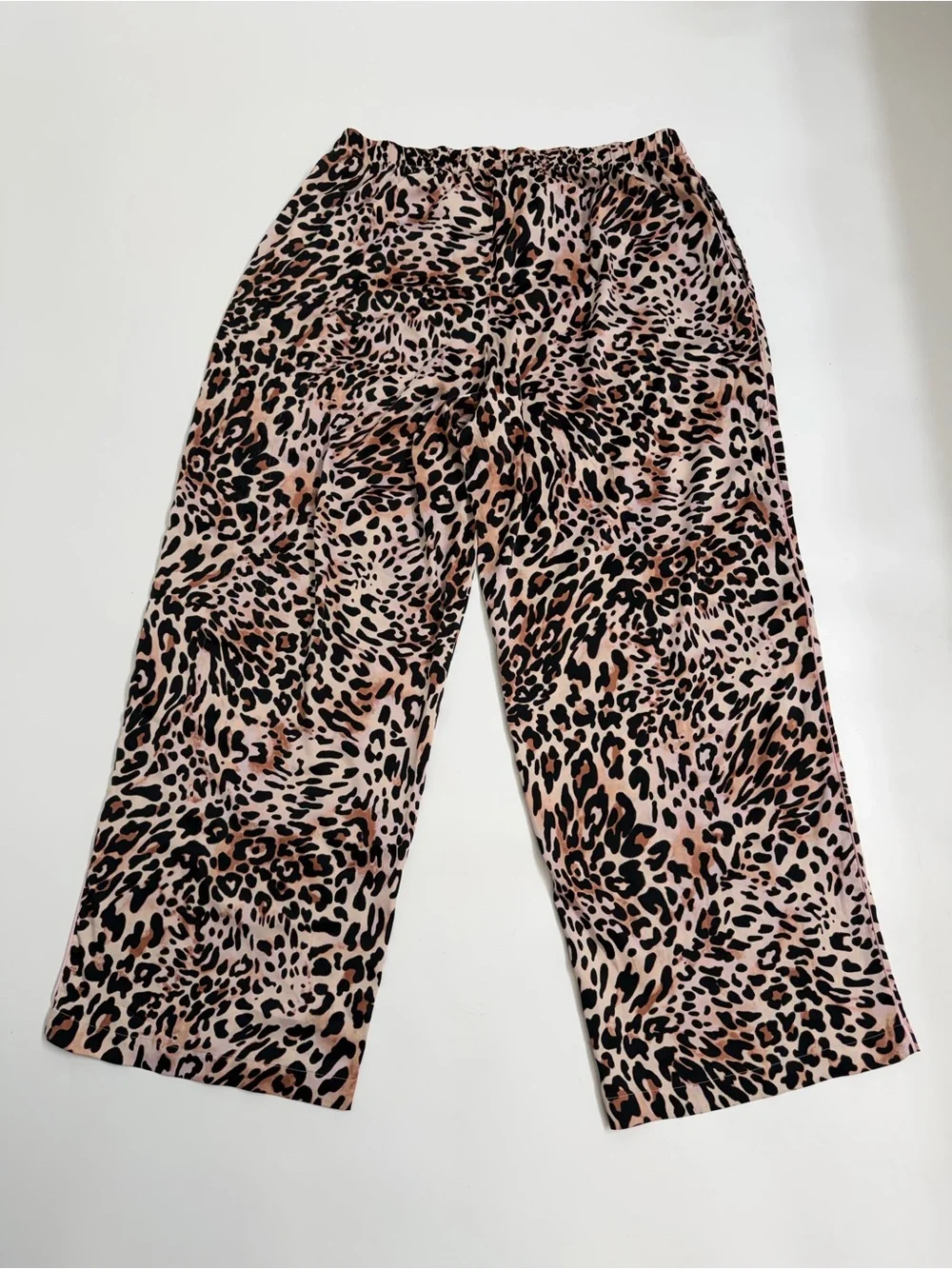 Victoria's Secret Pink Leopard Print Pajama Set Women's Large